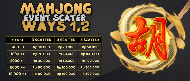 EVENT SCATER MAHJONG WAYS 1&2